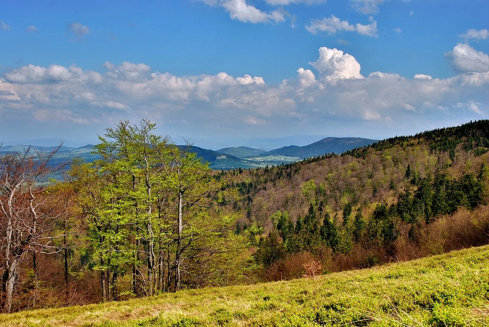 Horská krajina – ilustrační fotografie k výletům v Beskydech.