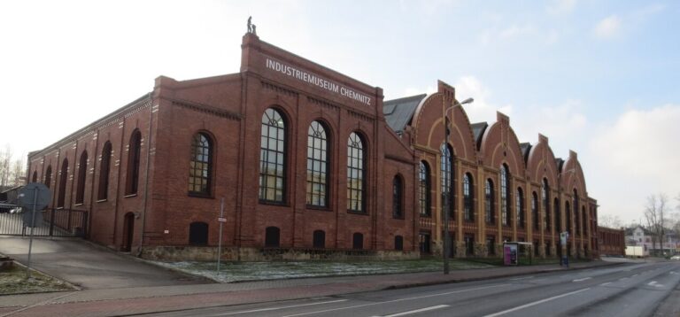 Historická tovární budova Průmyslového muzea Chemnitz